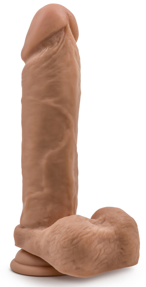 Blush Dr. Julian 9-inch Silicone Dildo with Suction Cup - Mocha - BL-15637
