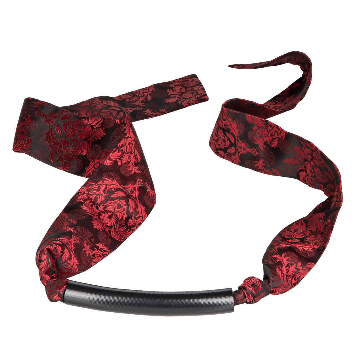 CalExotics Scandal Bar Gag with Red & Black Brocade Ties - SE2712083
