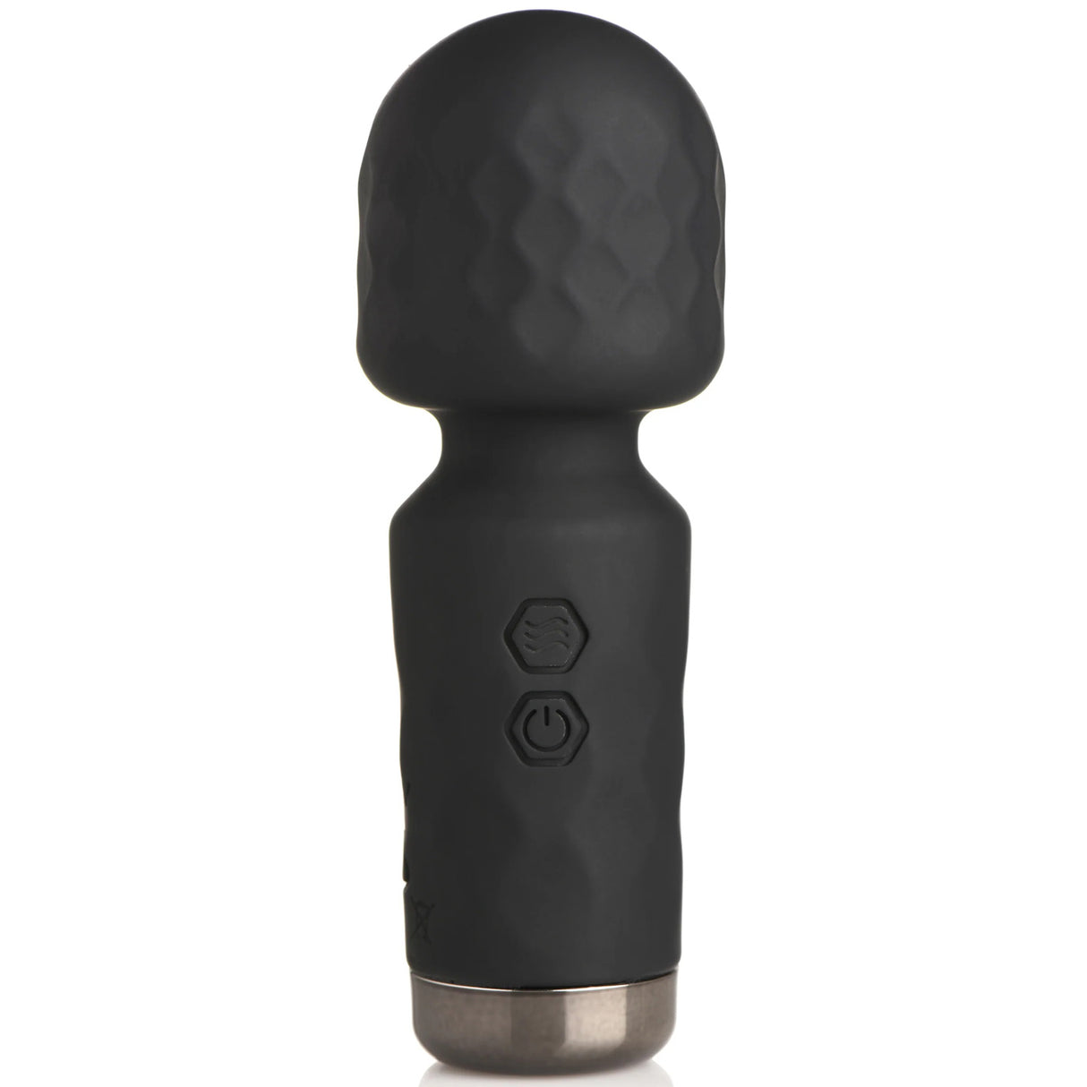 XR Brands Mini Silicone Wand — Pack of 10, Black - BNG-AH205-BLK