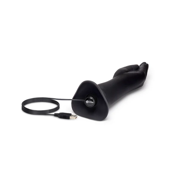 b-Vibe 10.5 Inch Vibrating Silicone Hand Fisting Dildo with Suction Base - BV7865