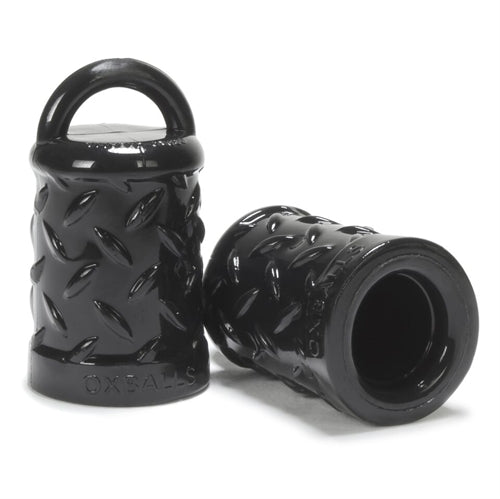 Oxballs Gripper Nipple Suckers (Pair) — Black - OX-AJ1073-BLK
