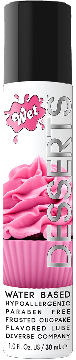 Wet Desserts Flavored Lubricant — Frosted Cupcake, 1 fl. oz. (30 mL) - WT401