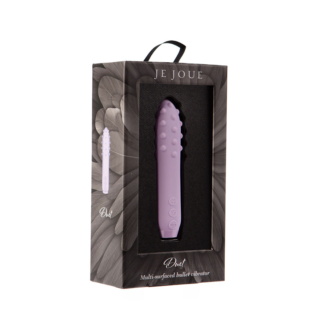 Je Joue Duet Bullet Vibrator, Lilac — Multi‑Surface 115mm - JE935LL