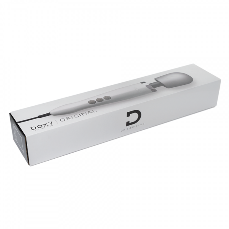 DOXY Original Wand Massager — White, Powerful Plug-In - DX8803