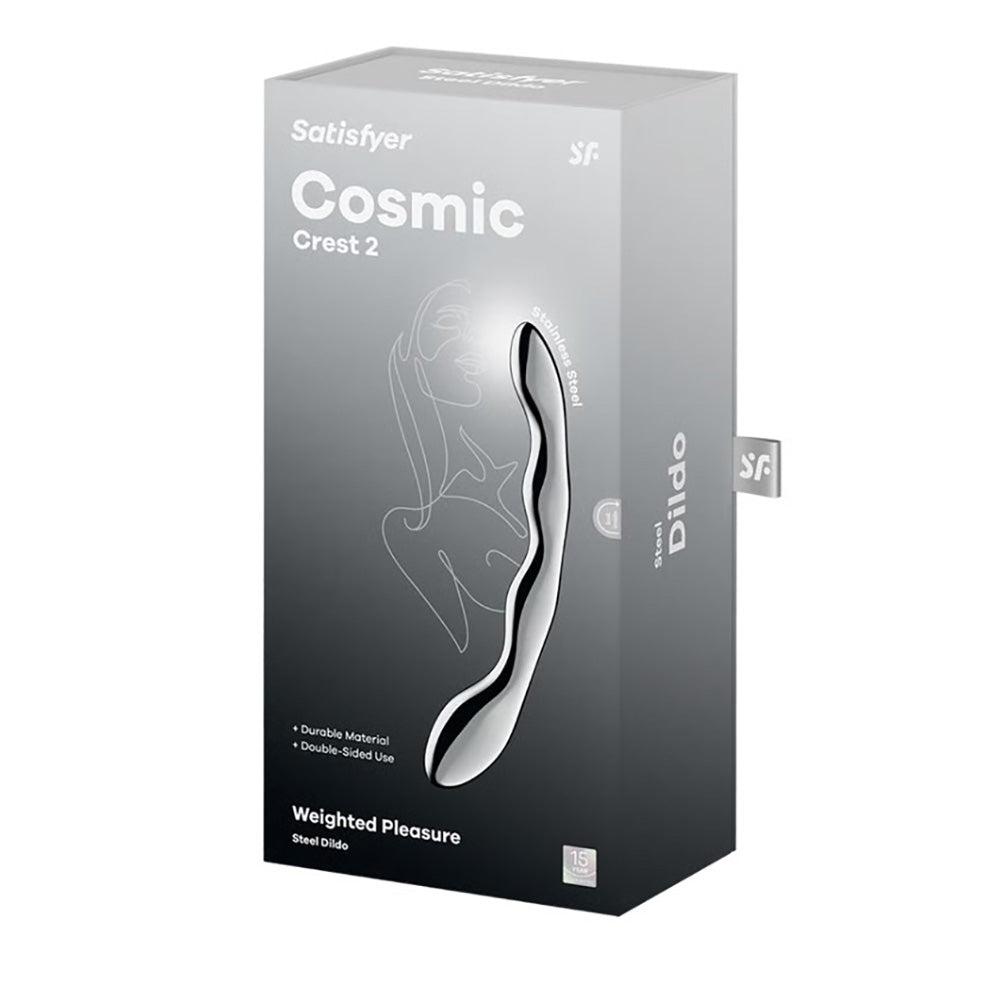 Satisfyer Cosmic Crest 2 Stainless Steel Curved G-Spot Dildo - SF6974