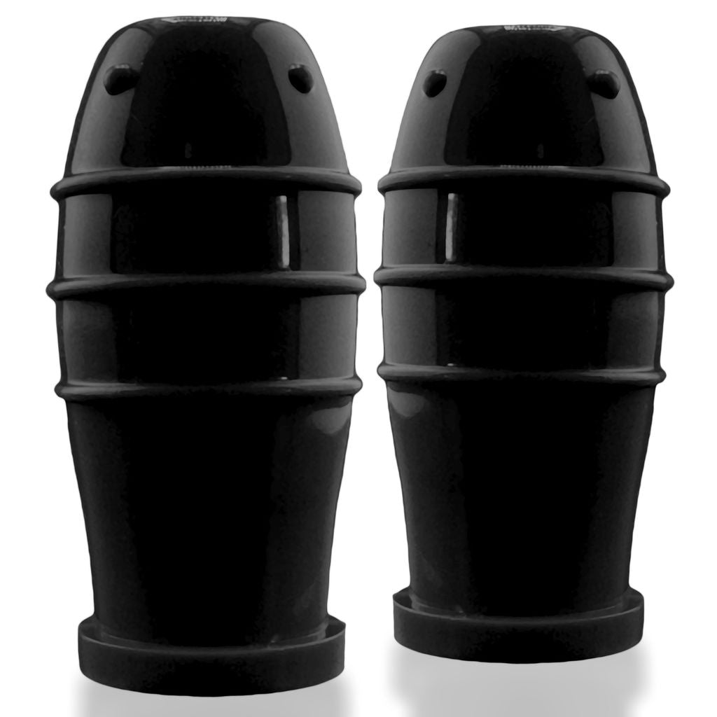 OXBALLS Lankyz Nipsuckers — Black Silicone (71 mm) - OX8652