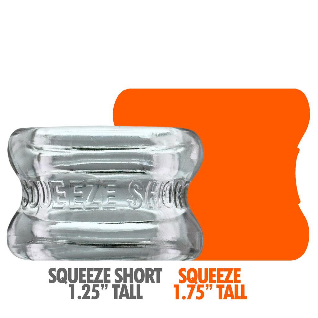 OXBALLS Squeeze Short Ballstretcher — Clear, 1.25 in Height - OX-3208-CLR