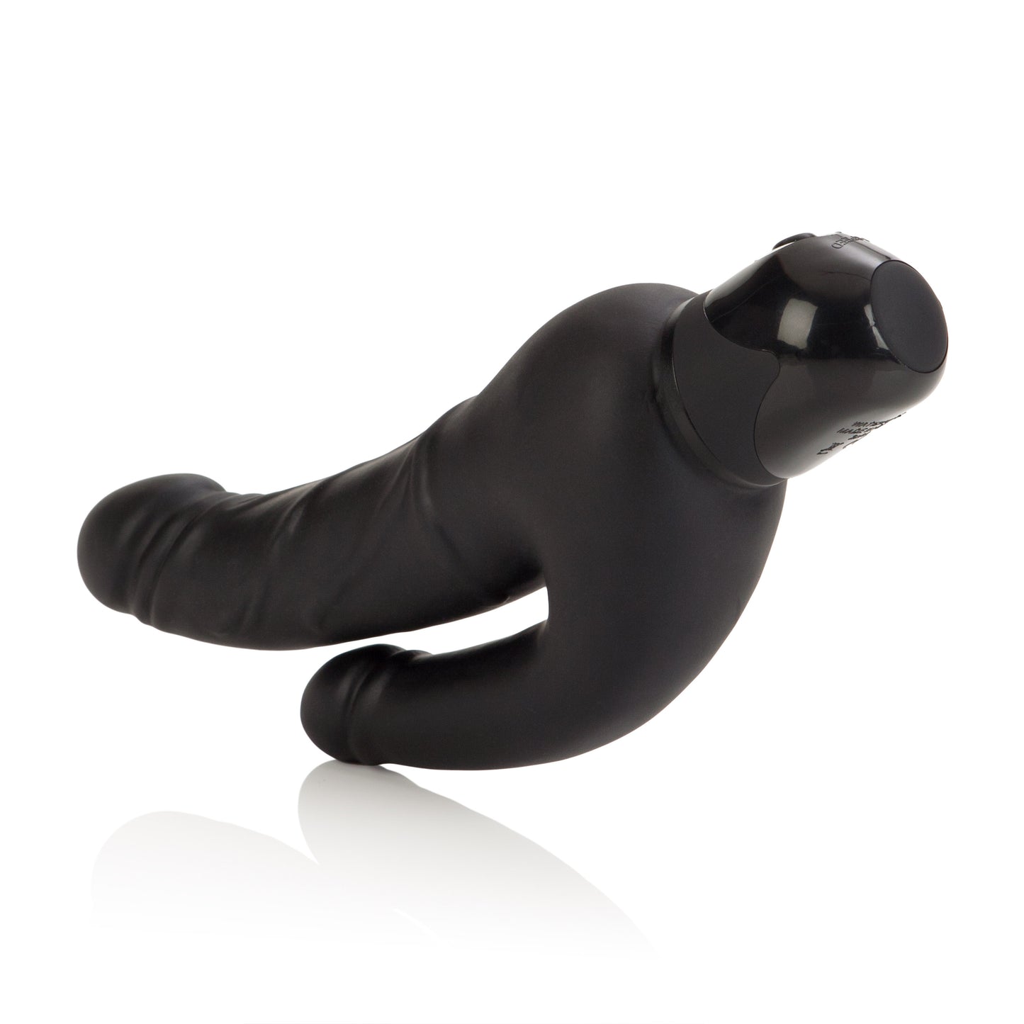 Waterproof Power Stud Over and Under Dong - Black by CalExotics