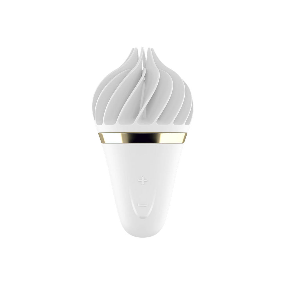 Satisfyer Sweet Treat Rotating Personal Massager, White — Rechargeable - EE73-584-0719
