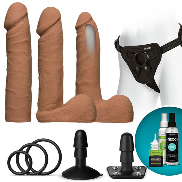 Vac-U-Lock - Dual Density Ultraskyn Set - Caramel by Doc Johnson