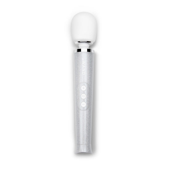 LE Wand All That Glimmers Petite Wand Vibrator — White Special Edition - LW0281