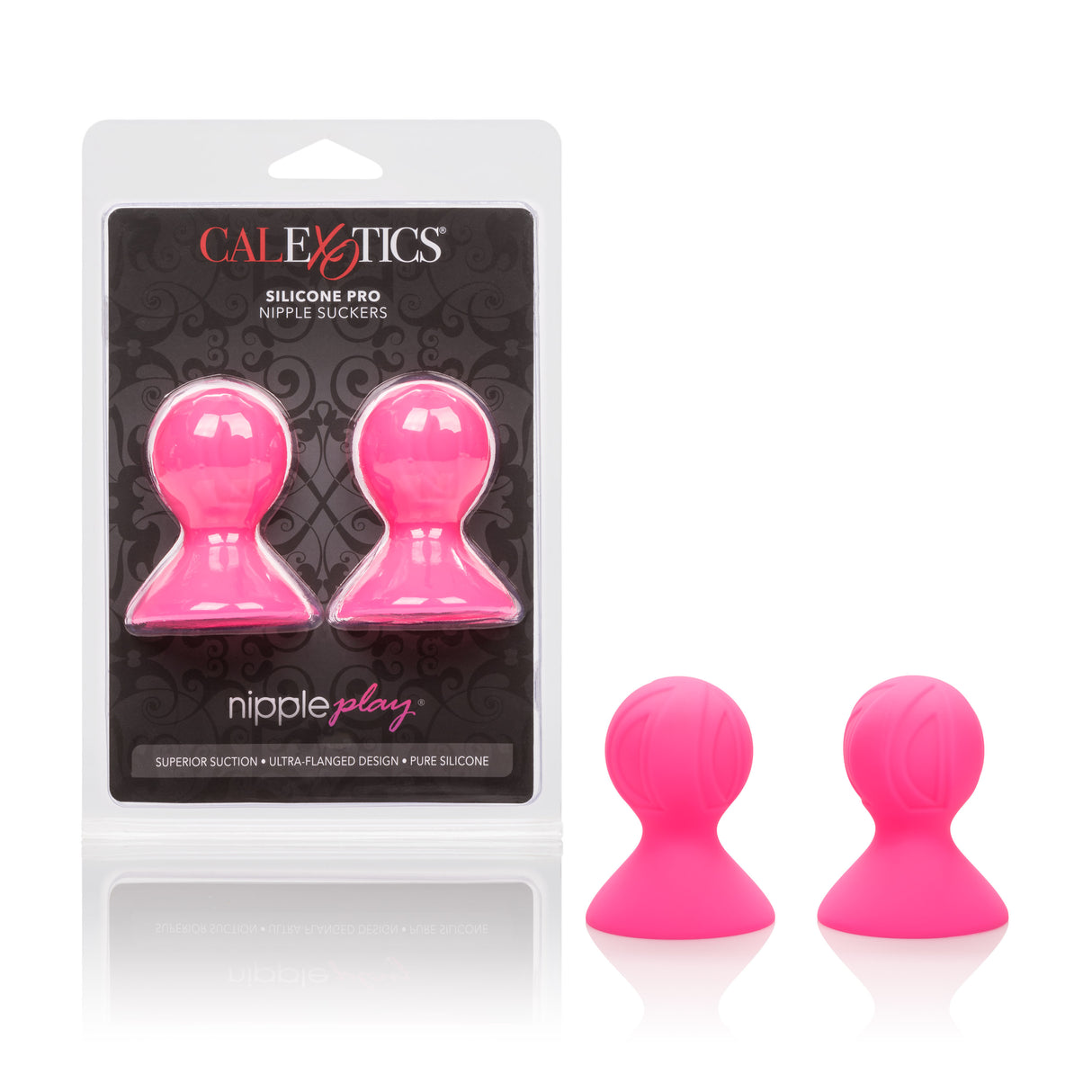 CalExotics Nipple Play Silicone Pro Nipple Suckers - Pink - SE2644752