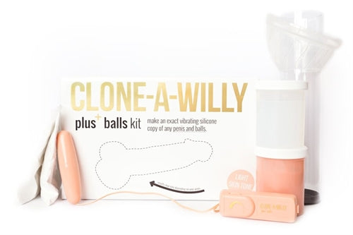 Clone-a Willy Plus Balls Kit - Light Skin Tone by Clone-a-Willy