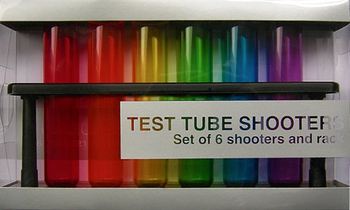 Kheper Games Acetate Test Tube Shooters — Set of 6 - KG-NVD07