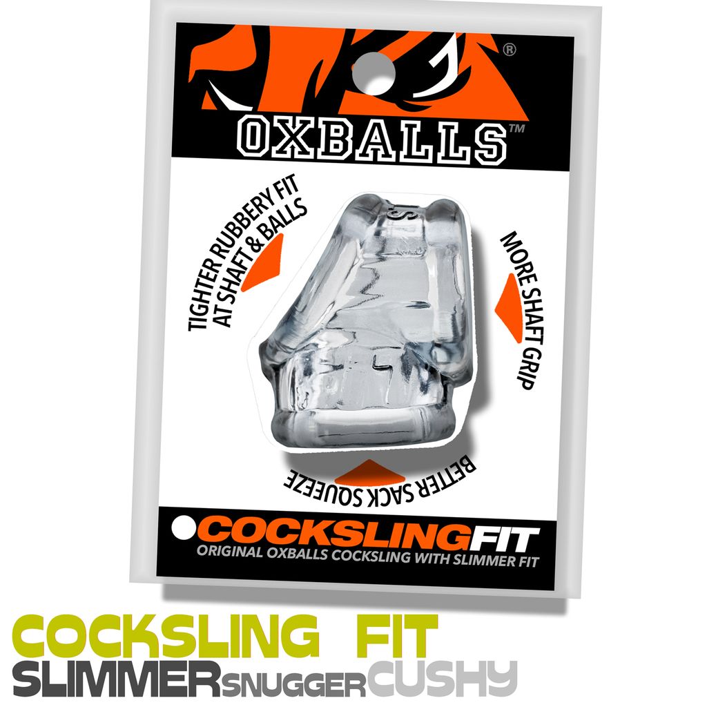 OXBALLS CockSling Fit — Clear - OX-3209-CLR