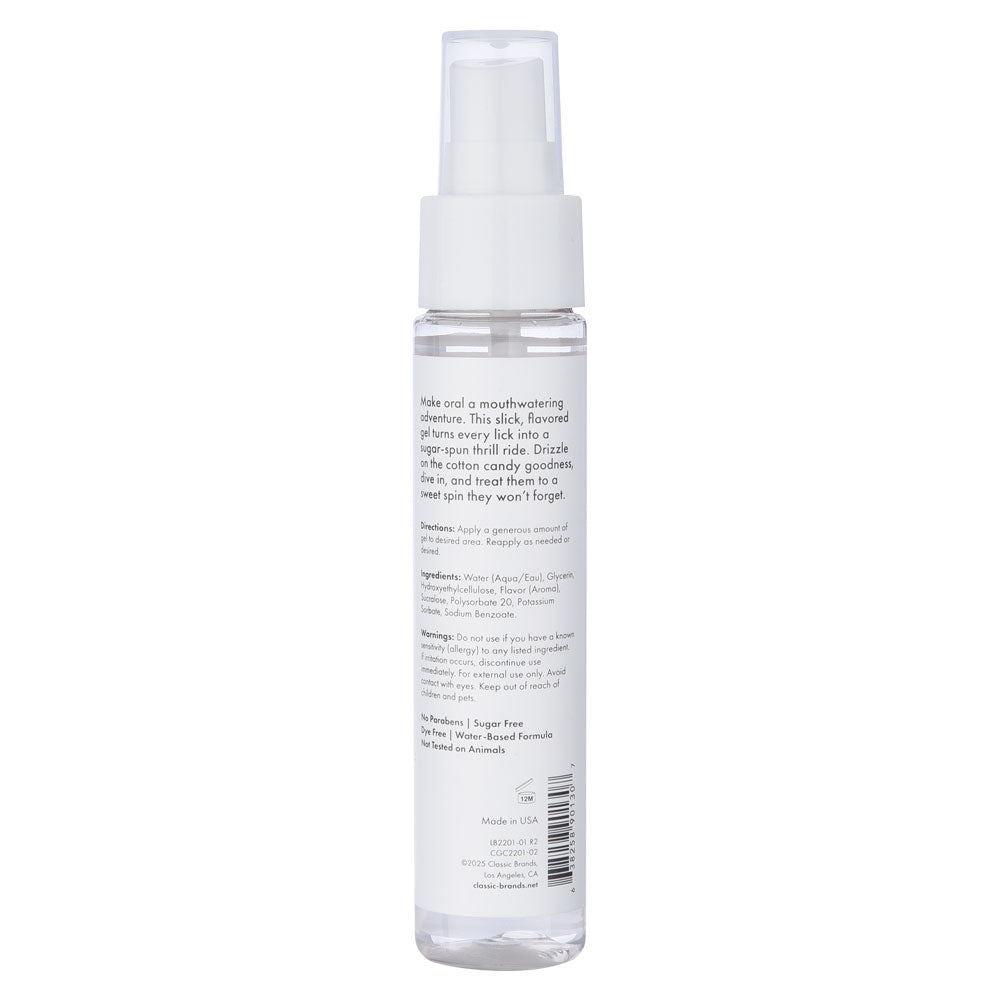 Classic Brands Blow Me Cotton Candy Oral Sex Gel, 2 oz - CGC2201-02