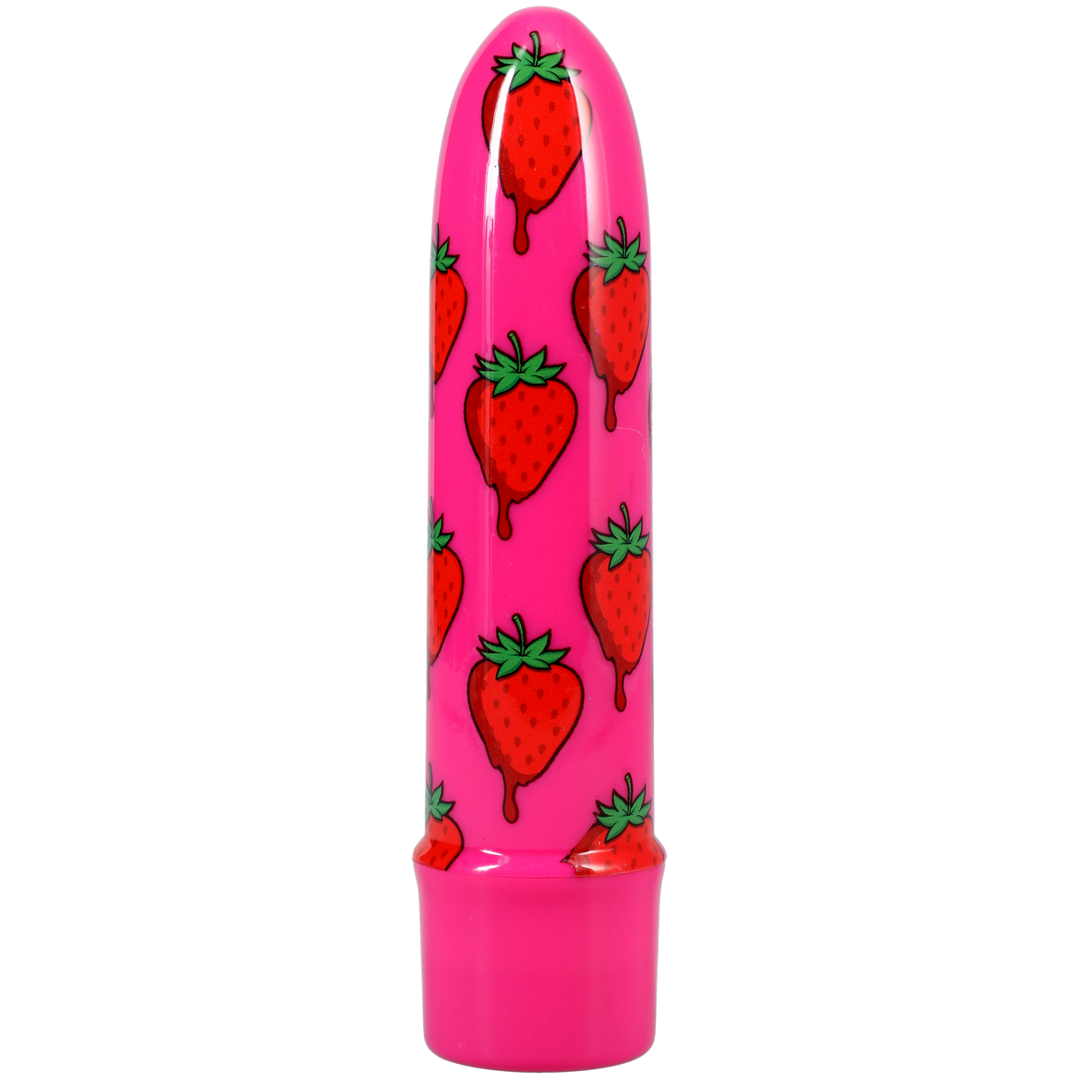Doc Johnson Goodhead Buzz Buddies 5 Inch Multi-Speed Vibe - Strawberries - DJ1370-01-CD