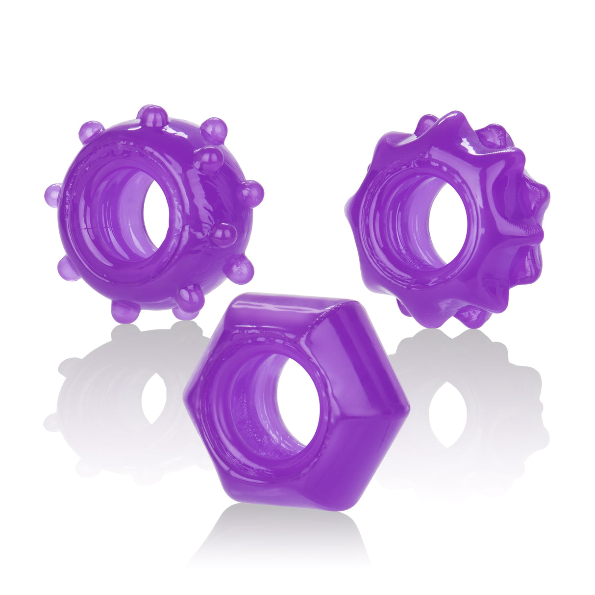 Reversible Ring Set - Purple by CalExotics