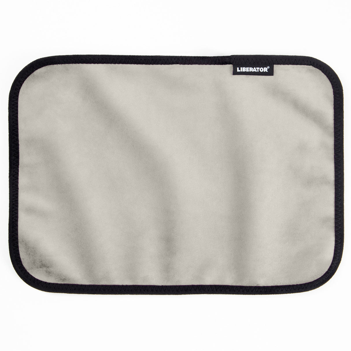 Liberator Fascinator Toy Pad — Microvelvet Moisture-Proof Pad, 11" x 16", Grey - L5647