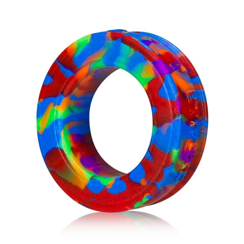 Oxballs Pig-Ring Comfort Cockring — Rainbow - OX-1072-BOW