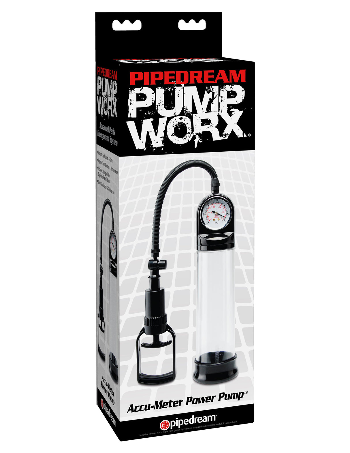 Pipedream Pump Worx Accu-Meter Power Pump, Black - PD3272-23