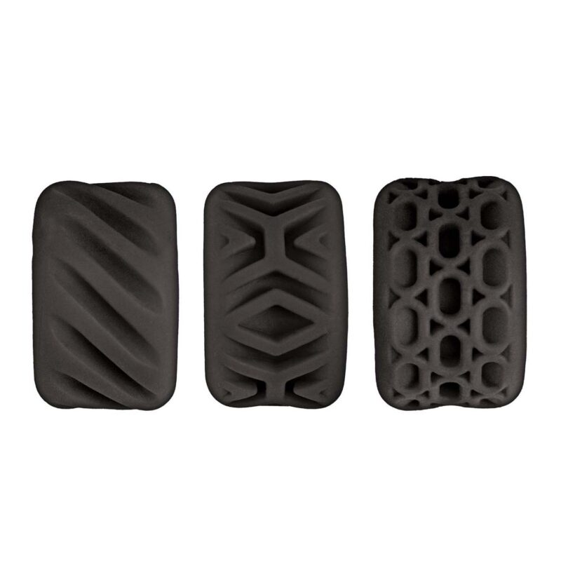 Nasstoys Super Stretchy Stroker Rings, 3-Pack — Black Silicone - NW3350-2