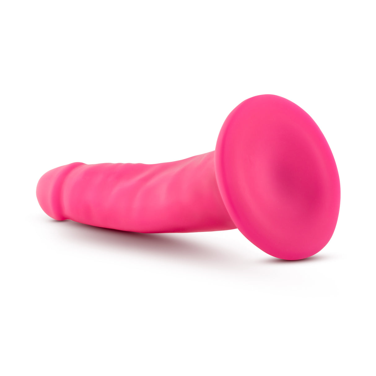 Blush Neo 5.5 Inch Dual Density Cock — Neon Pink - BL-59500