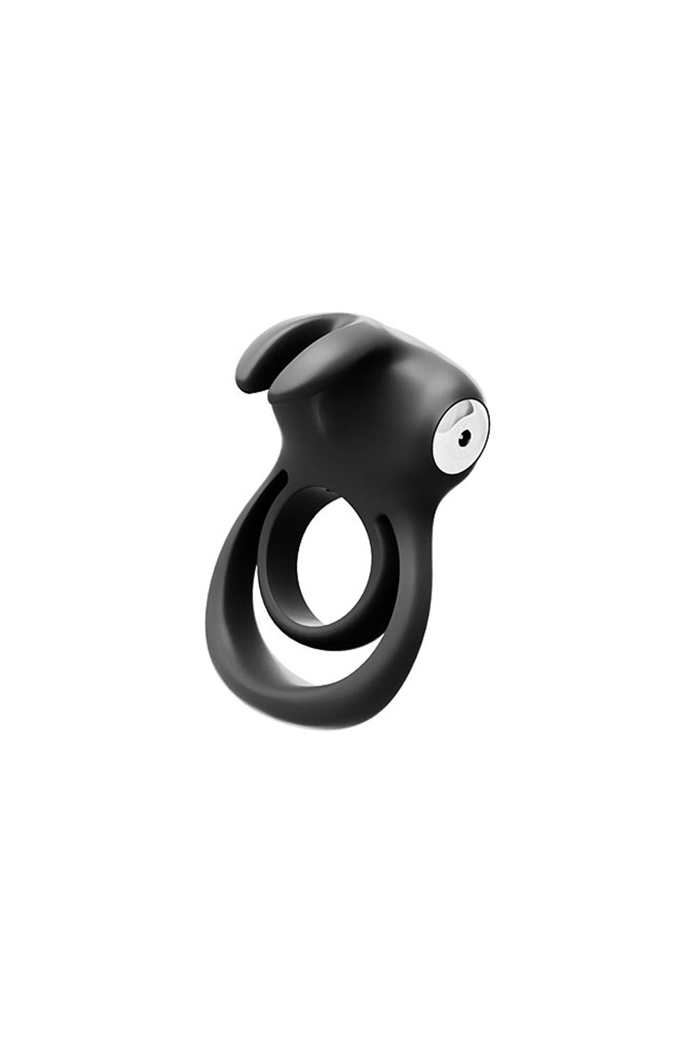 VeDO Thunder Bunny Rechargeable Vibrating Dual Ring — Black Pearl - BU-0604