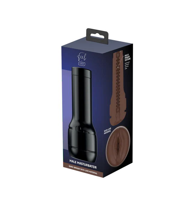 Kiiroo Feel Stroker — Dark Brown 200 x 84 mm - KR2342
