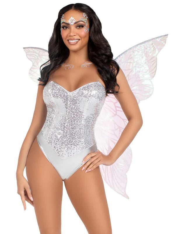 Leg Avenue Strapless Fairy Wings — OS Clear Iridescent - LA-A2916OSCL
