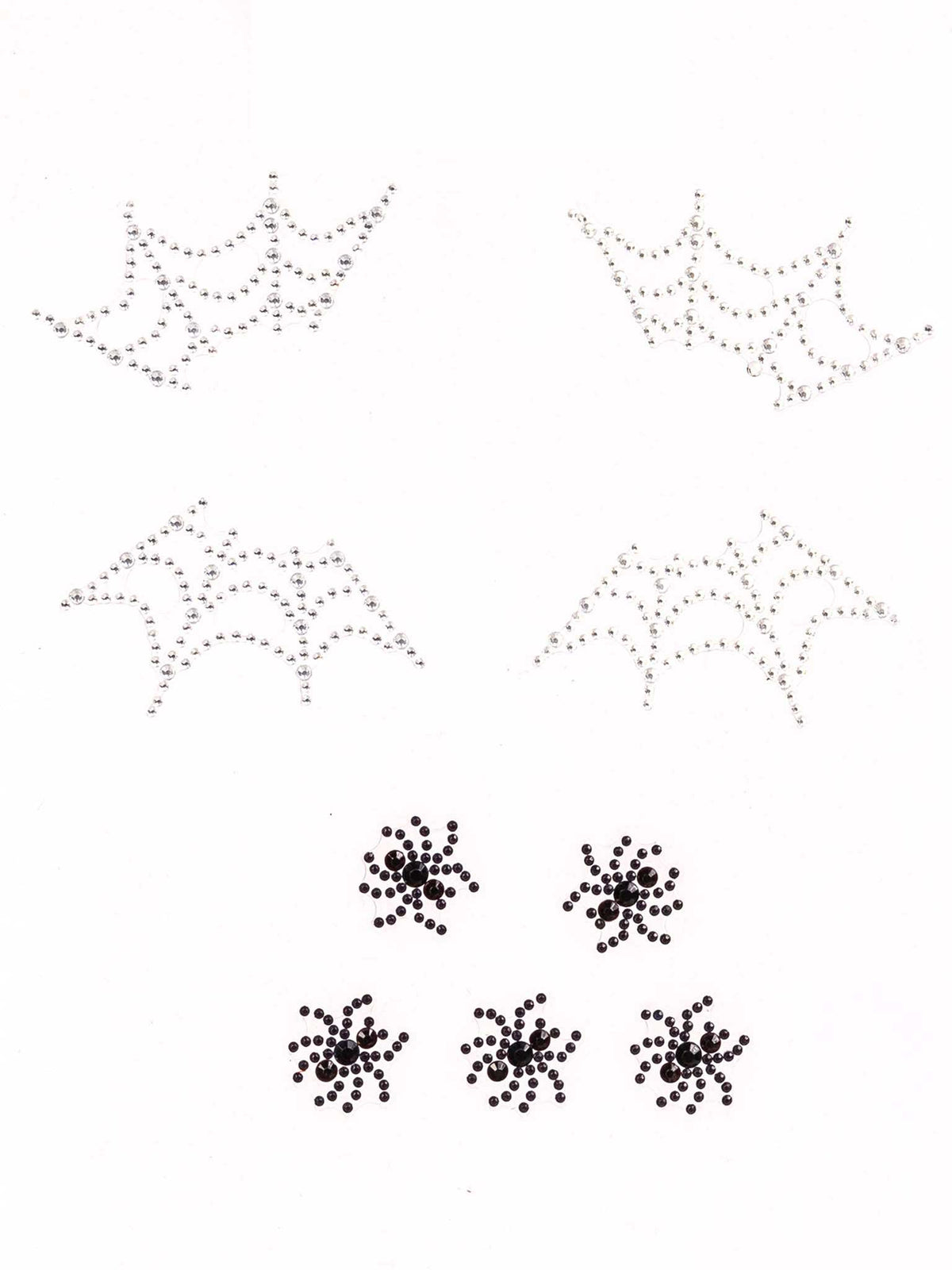 Leg Avenue Spider Web Face & Body Jewel Stickers - LA-EYE047