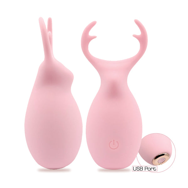 Icon Brands Buzzy Buddies Hello Dear Clitoral Stimulator — Pink - IC4030