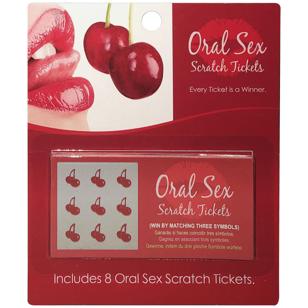 Kheper Games Oral Pleasure Scratch Tickets — 8 Redeemable Cards - KG-BGR143