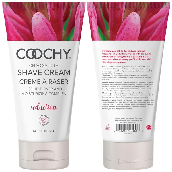 Coochy Seduction Shave Cream, 3.4 oz (100 mL) - COO1009-03