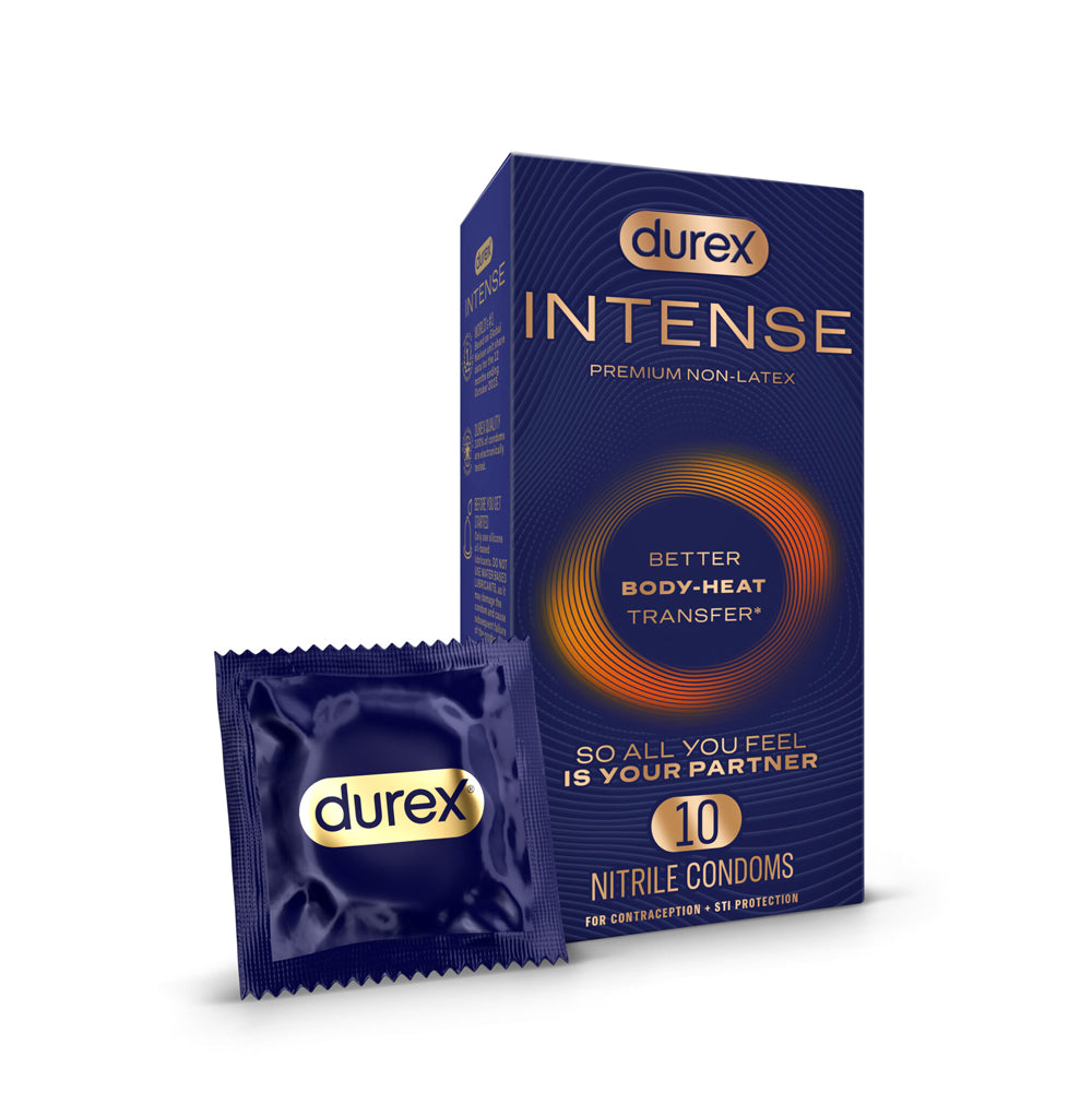 Paradise Marketing Durex Intense Nitrile Condoms — Ultra Thin, 10 Pack - PM99575