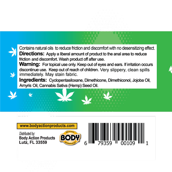 Body Action Ooowee Anal Gel - Silicone-Based Lubricant, 2 ml (50 Count) - BA-OWESPDJ