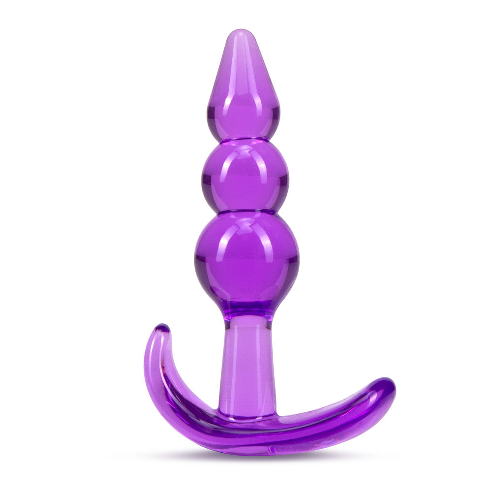 Blush B Yours Triple Bead Anal Plug — Purple - BL-24411