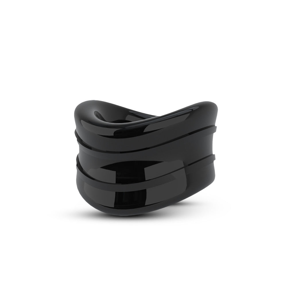 Blush Stay Hard Beef Ball Stretcher Snug — 1 Inch Diameter, Black - BL-93305