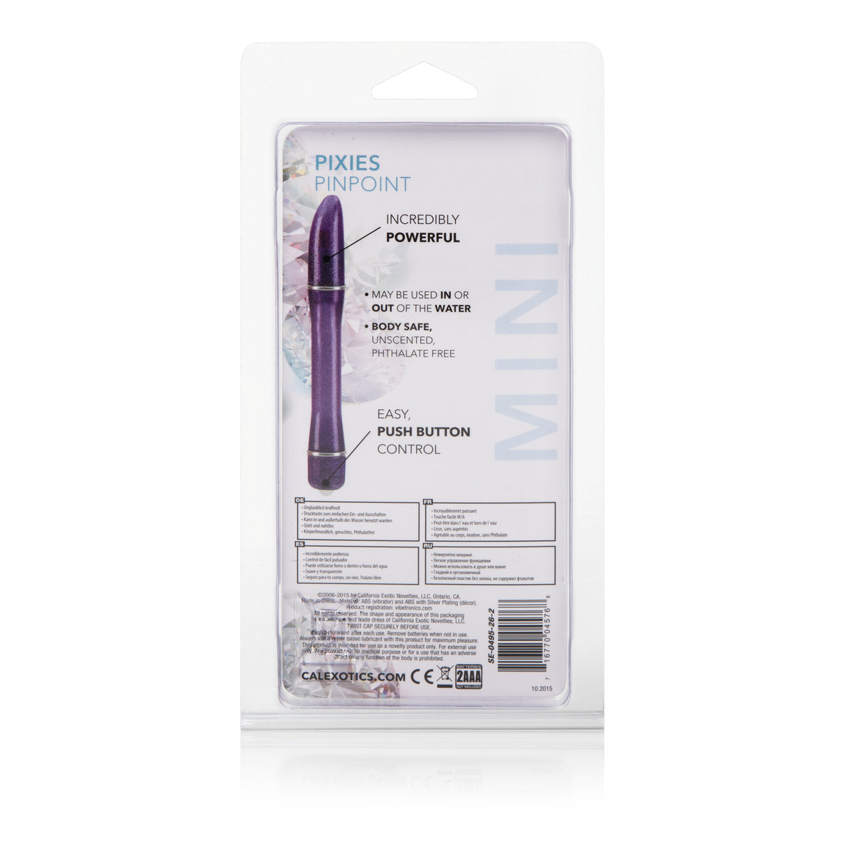 Pixies Pinpoint Purple Waterproof Vibe by CalExotics