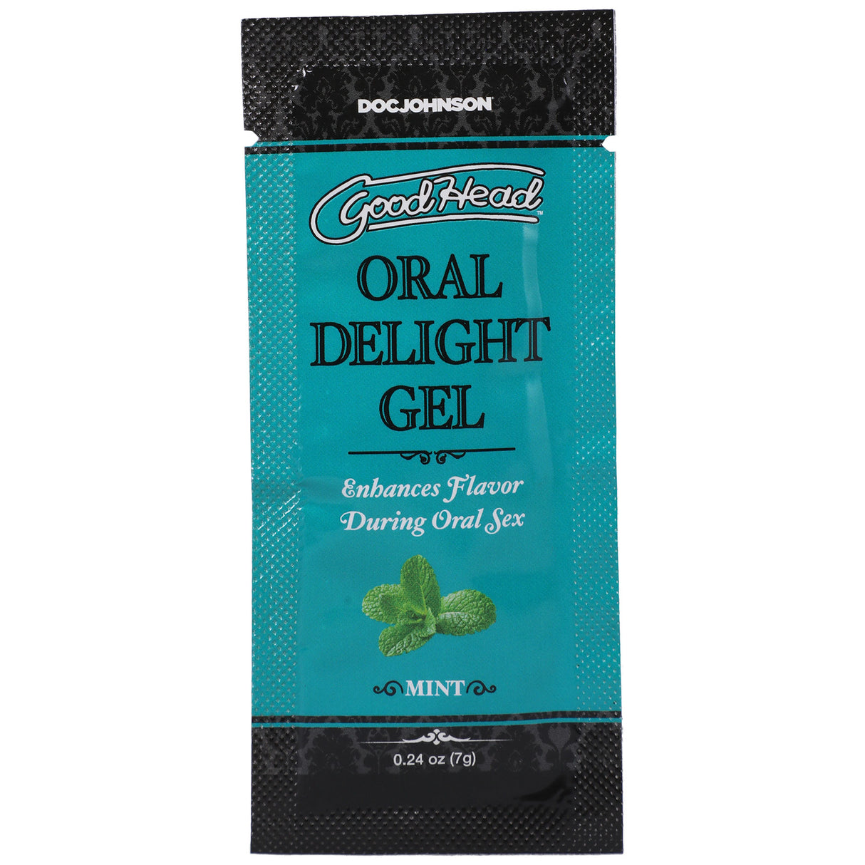 Doc Johnson Goodhead Oral Delight Gel — Mint 0.24 oz Packet - DJ1387-37-BU