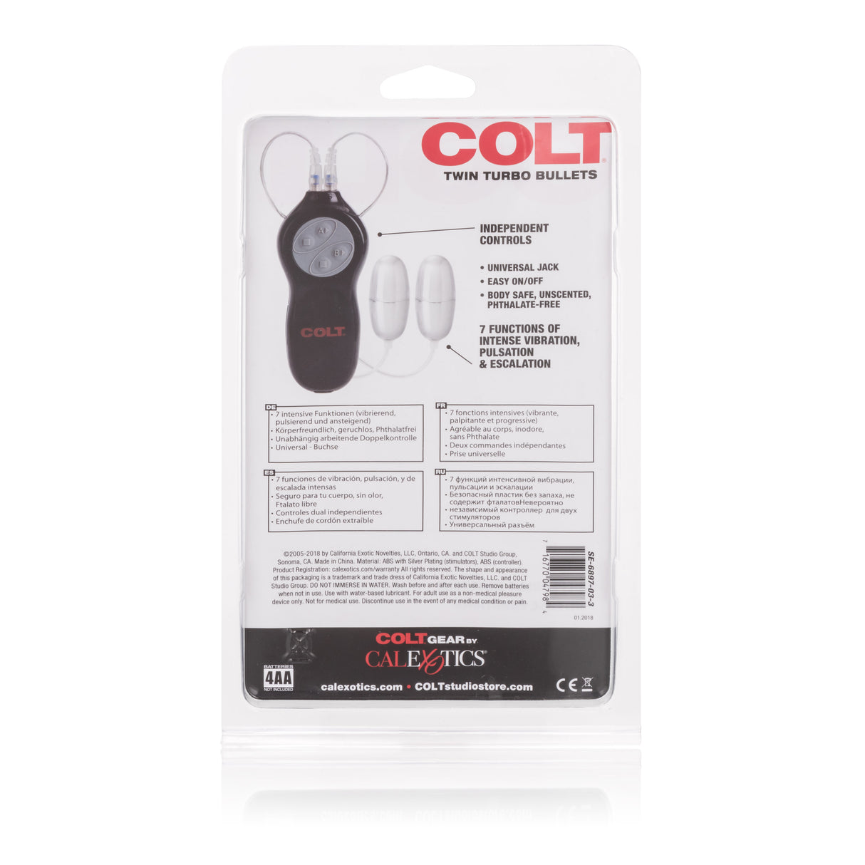 CalExotics Colt Twin Turbo Bullet — 7-Function Dual Control - SE6897033