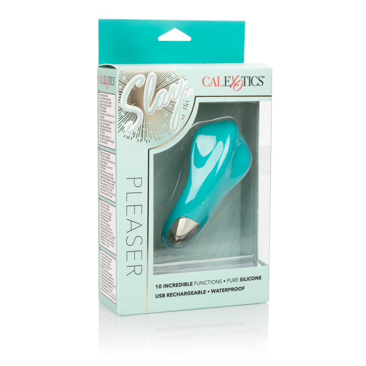 CalExotics Slay Pleaser Mini Vibrator — USB Rechargeable, 10 Modes - SE4407253