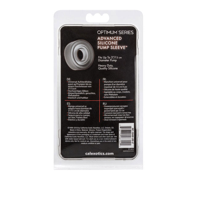 CalExotics Advanced Silicone Pump Sleeve — Smoke, Fits Up to 3-inch - SE1049202