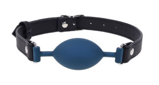 Sportsheets Twilight Tease Oval Gag — Blue - SS68123