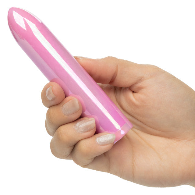 CalExotics Aura Angled Pink Vibrator, USB Rechargeable - SE0648113