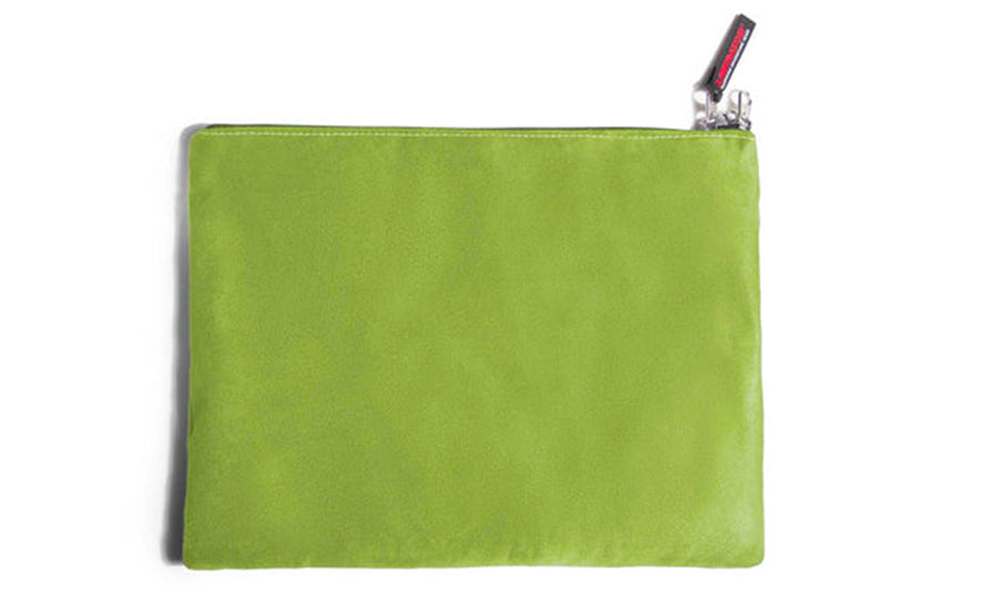 Liberator Zappa Toy Bag — Lime Microsuede, 13.5 x 11 in - L7925