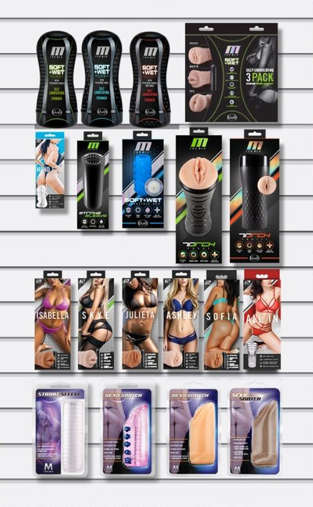 Blush M for Men Savings Bundle — Assorted Masturbation Sleeve Kit - PL-99939