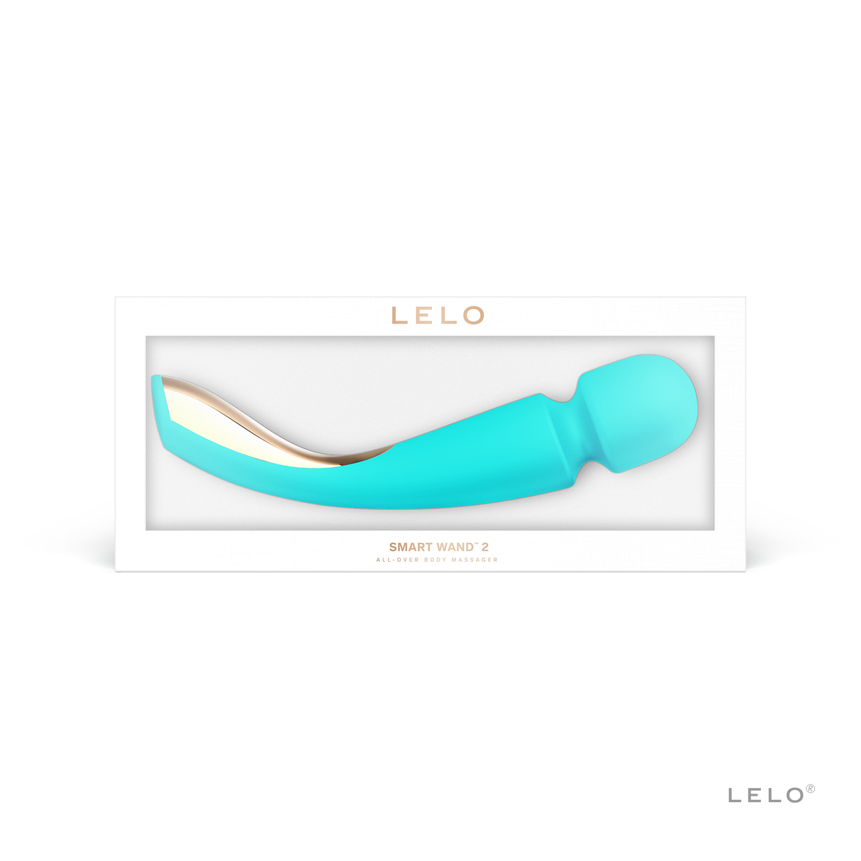 LELO Smart Wand 2 Large — Full-Body Massager (Aqua) - LELO-7772