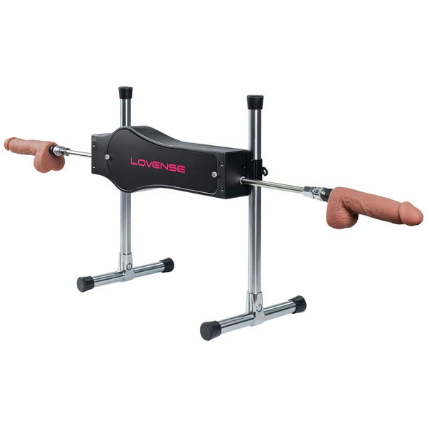 Lovense Sex Machine — Adjustable Double‑Sided Thrusting Machine with 2 Dildos - LS9773