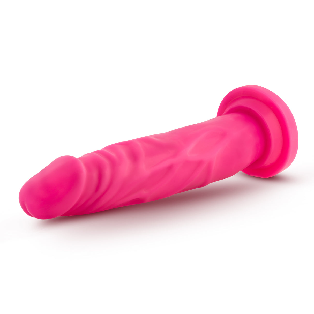 Blush Neo 7.5 Inch Dual Density Dildo, Neon Pink - BL-29110